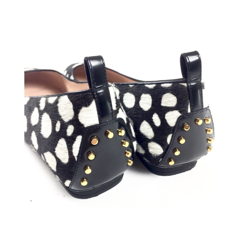 Tod’s • “PonySkin Effect” Leather Flats - Picture 4 of 5